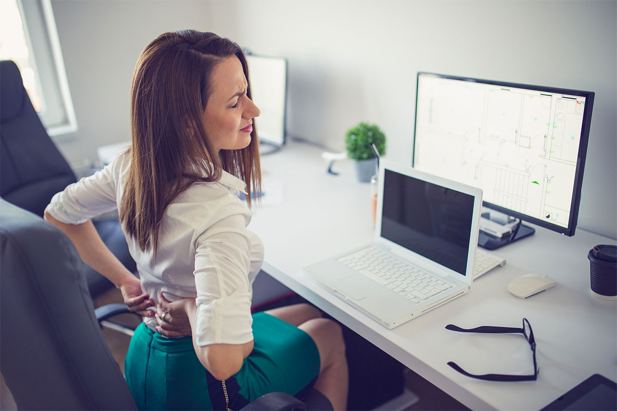 Office chairs and back pain